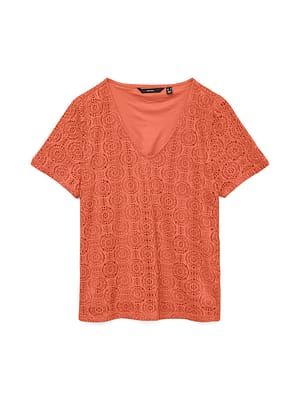 VMMAYA SS V NECK TOP JRS