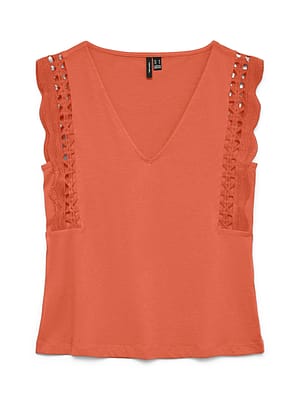 VMGABBY SL V-NECK TOP JRS GA