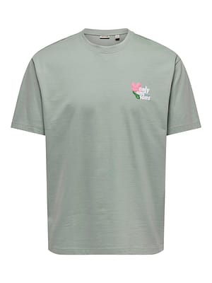 ONSFLEURI LIFE FLOWER RLX SS TEE