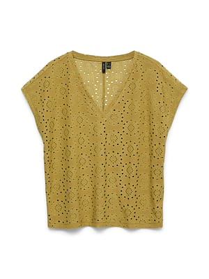 VMTASSA LIV SS V-NECK TOP JRS