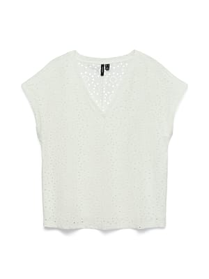 VMTASSA LIV SS V-NECK TOP JRS
