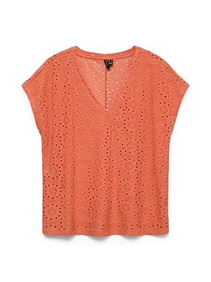 VMTASSA LIV SS V-NECK TOP JRS