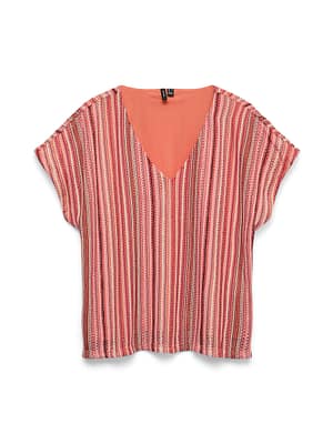 VMDEMI SS V-NECK TOP JRS GA