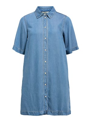 OBJFRAME 2/4 RE DENIM DRESS NOOS