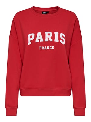 ONLSWEAT LIFE L/S CREW O.SIZE STATE NOOS