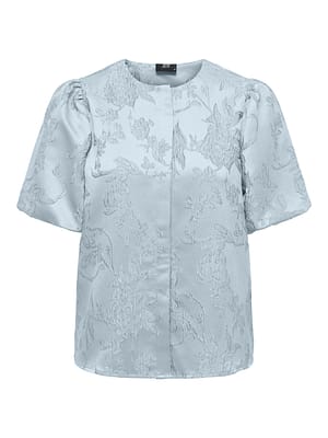 JDYELINA S/S JAQUARD TOP WVN EXP