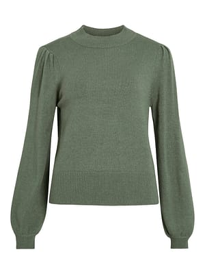 VIRIL TURTLE-NK BALLOON L/S TOP - NOOS