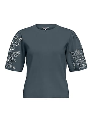 OBJFLORA 2/4 RE KNIT PULLOVER 143