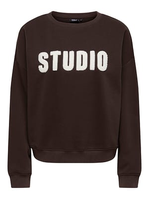 ONLSWEAT LIFE L/S CREW O.SIZE STATE NOOS