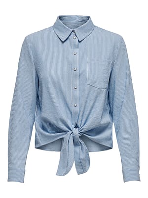 ONLLECEY LS KNOT SHIRT NOOS WVN