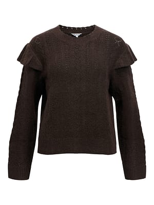 OBJPAOLA L/S LO KNIT PULLOVER 141