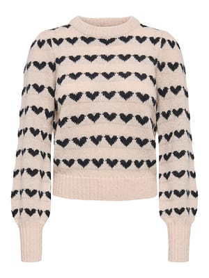 JDYSIGRID LIFE L/S ON PUFF PULL KNT NOOS