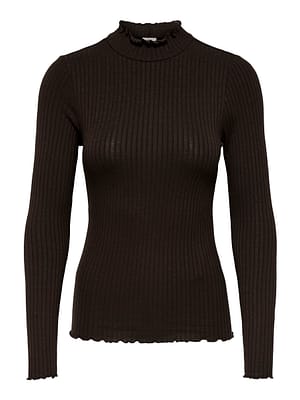 JDYFRANSISKA L/S HI-NCK TOP JR NOOS