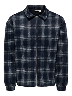 ONSHENDON LOOSE LS ZIP OVERSHIRT SWEAT