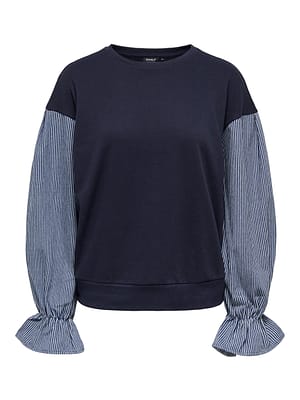 ONLNINA L/S O-NECK MIX CS SWEAT
