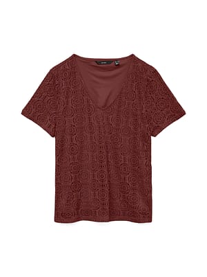 VMMAYA SS V NECK TOP JRS