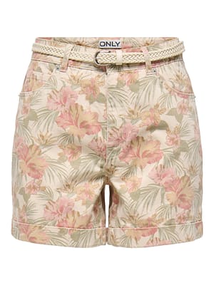 ONLVEGA-SILLA HW MOM BELT SHORTS PNT