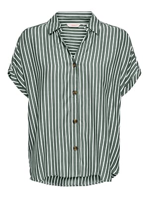 ONLGIBSI-PUORI SS V-NECK SHIRT WVN