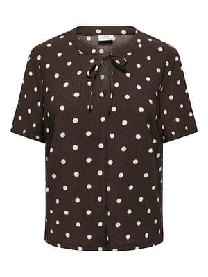 JDYDEBBIE SS V NECK TOP JRS DIA
