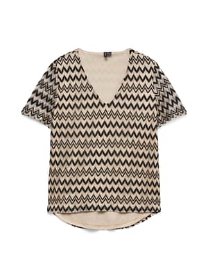 VMVIOLA SS V-NECK TOP JRS