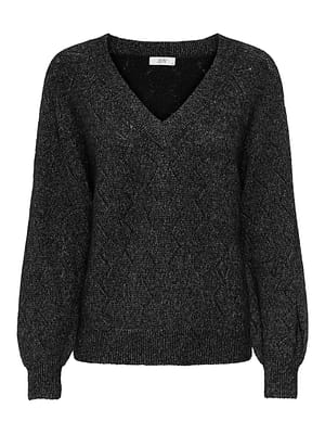 JDYASPEN LIFE L/S V-NECK PULLOVER KNT