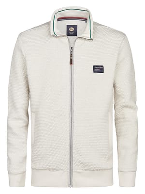 Men Sweater Collar Zip