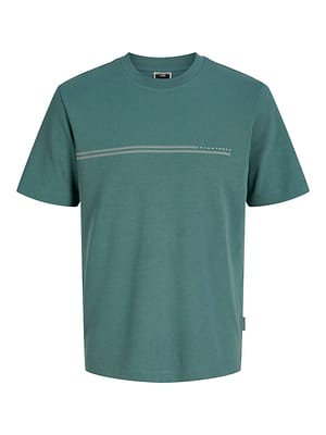 JCOFUSION CHEST BRAND TEE SS CREW NOOS