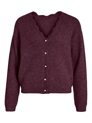 VICUTIE L/S REV GLITTER KNIT CARDIGAN/1