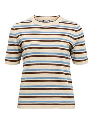 OBJESTER S/S NEW KNIT PULLOVER NOOS