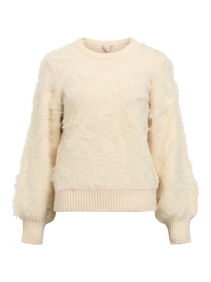OBJHOLLOW L/S RE KNIT PULLOVER NOOS