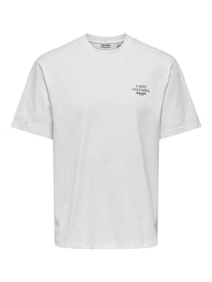 ONSFRED LIFE RLX SS PRINT TEE NOOS