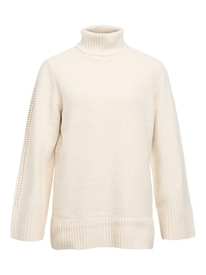 OBJMALI L/S LO ROLLNECK PULLOVER NOOS