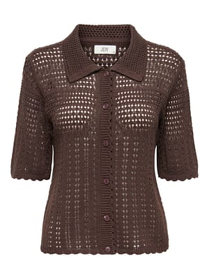 JDYROBIN 2/4 COLLAR CARDIGAN KNT NOOS