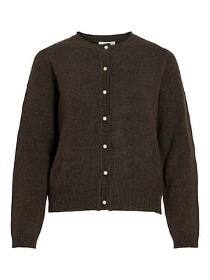 VISALSA L/S O-NECK KNIT CARDIGAN/TES