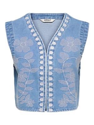 ONLNOELLA EMB DNM WAISTCOAT SIJI