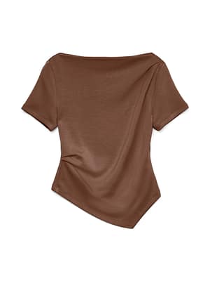 VMMILLE SS BOATNECK SHORT TOP JRS NOOS