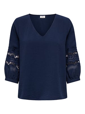 JDYHANNAH 3/4 LACE TOP WVN