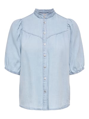 ONLCHARIS LIFE 2/4 FRILL SHIRT WVN CC