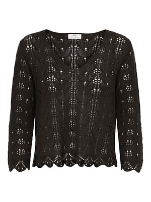 JDYSUSI 3/4 V-NECK PULLOVER KNT LO