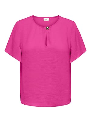 JDYDIVYA LIFE S/S BUTTON TOP WVN DIA