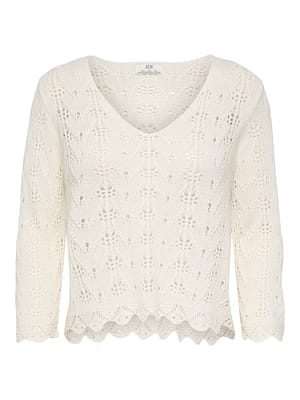 JDYSUSI 3/4 V-NECK PULLOVER KNT LO