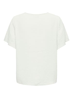 JDYDIVYA LIFE S/S BUTTON TOP WVN DIA