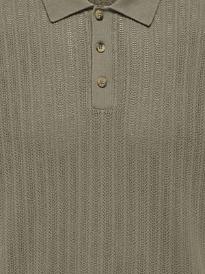 ONSMOON REG 12 SS POLO KNIT NOOS