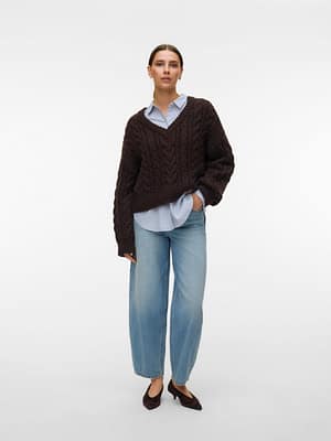 VMBILLIE HR BARREL ANK JEANS LI3151 NOOS