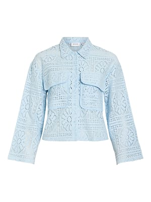 VIMERINDA CROCHET L/S SHIRT - NOOS