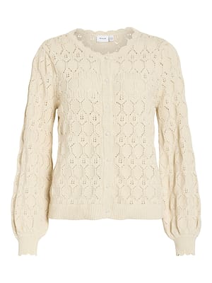 VILOWEN L/S O-NECK KNIT CARDIGAN/PB/R/1