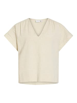 VIPRISILLA V-NECK S/S TOP/VOL