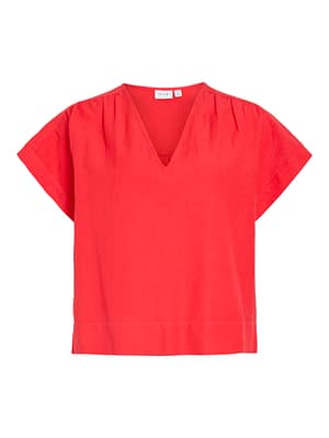 VIPRISILLA V-NECK S/S TOP/VOL