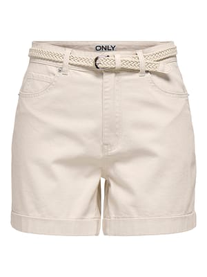 ONLVEGA-SILLA HW MOM BELT SHORTS PNT