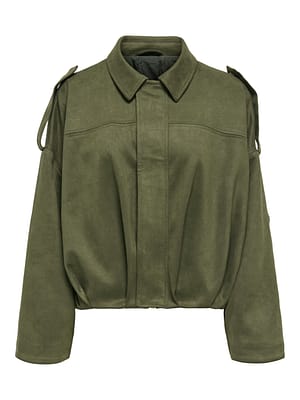 ONLMOON-STINA FAUX SUEDE BOMBER PNT NOOS